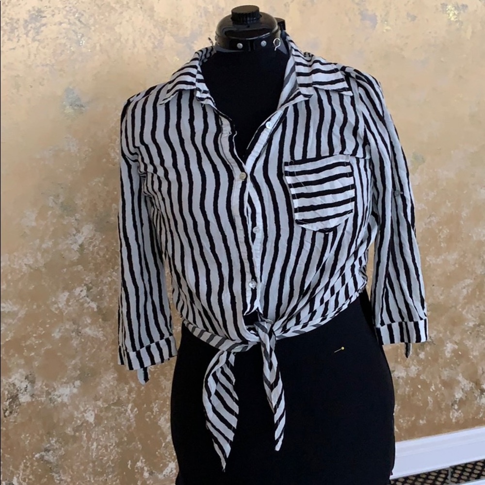 Forever 21 striped blouse